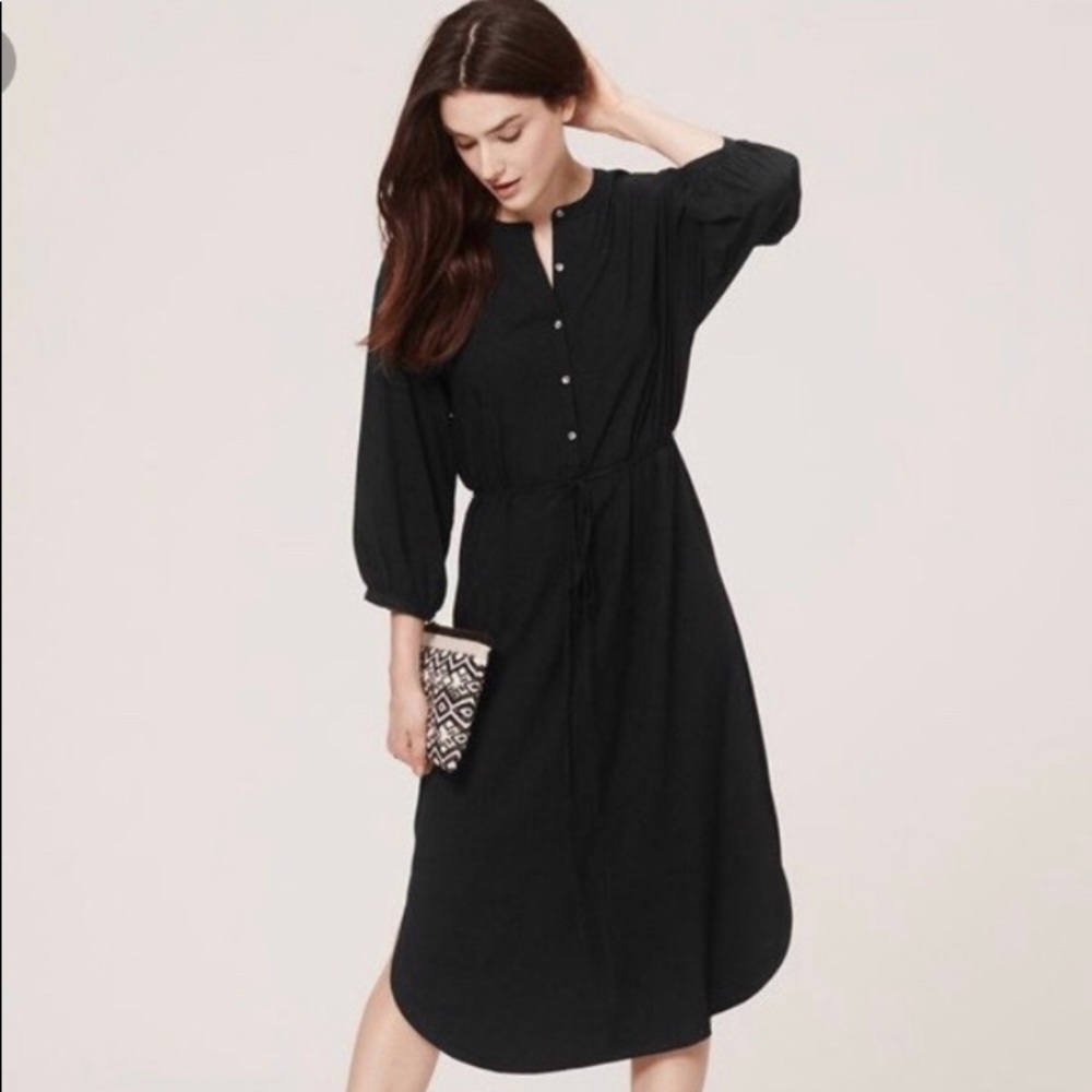 Ann Taylor LOFT blouson dress